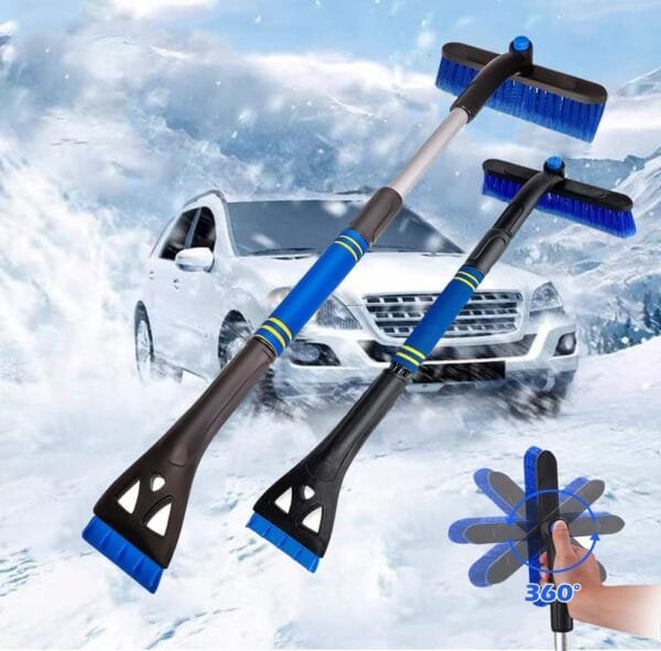 Huifengjie 3i1 Snöskrapa: Teleskopisk, Ergonomisk och Effektiv!